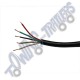 5amp (5x 0.65mm) 5 Core Cable Black - per metre