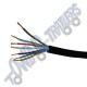 4amp (7x 0.5mm) 7 Core N Type Cable Black - per metre