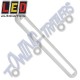 LED Autolamps 380WB White Surface Mount Bracket for 380mm Strip Light