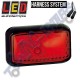 LED Autolamps 58RME2P Multivolt Red Rear Marker 2 LED's for Harness System