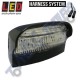 LED Autolamps 41BLME2P Multivolt Number Plate Light with Harness Wiring