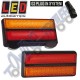 LED Autolamps 200BARLPM2 Multivolt 200mm Rear G2 Plug in Light Boat Trailer 2x Light Pack Stop/Tail/Indicator Numberplate