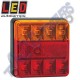 LED Autolamps 101BARE 12v 3 Function 100mm Rear Light