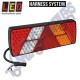 LED Autolamps Multivolt Righthand Eurolamp 7F Rear Light with 1.2m Harness (single)