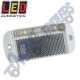 LED Autolamps 44WWME Multivolt White Front Low Profile Marker Light (White Surround)