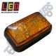 LED Autolamps 35AME MultiVolt Amber Side Marker Light 4 LEDs