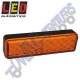 LED Autolamps 135AME 135mm MultiVolt Amber Indicator Light Slimline (Surface Mount)