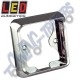 LED Autolamps 100B1C Chrome 100mm Replacement Plastic Surround Single