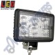 LED Autolamps 7451BM MultiVolt Rectangular LED Flood Lamp 6x1w