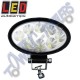 LED Autolamps 8324BM Multivolt 8 x 3W LED Work Light Oval (Black)